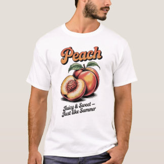 Camiseta Ilustração da Fruta da pinagem vertical