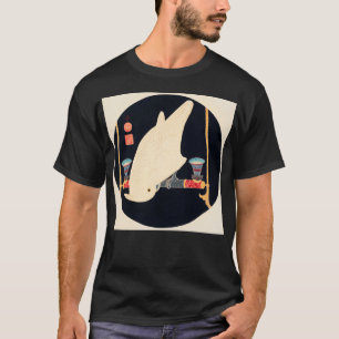 Camiseta Ilustração da Macaw Branca por Ito Jakuchu