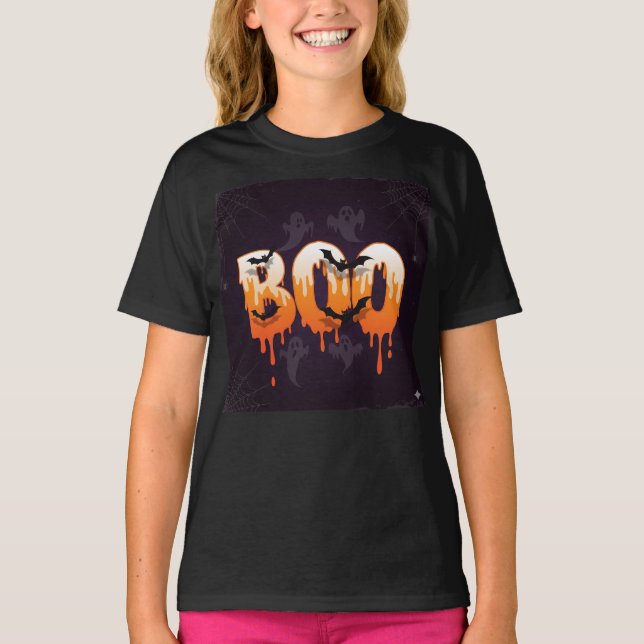 Camiseta Ilustração da Noite de Halloween (Frente)