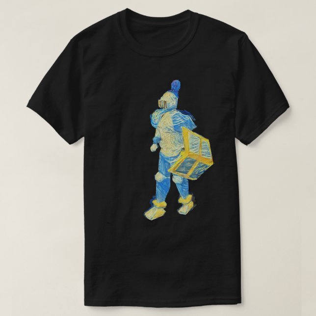 Camiseta Ilustração da Noite Estelar do Cavaleiro de Armame (Frente do Design)