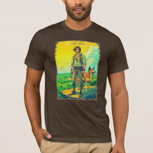 Camiseta Ilustração da Placa Tarot, A Tolo