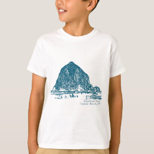 Camiseta Ilustração da rocha do monte de feno