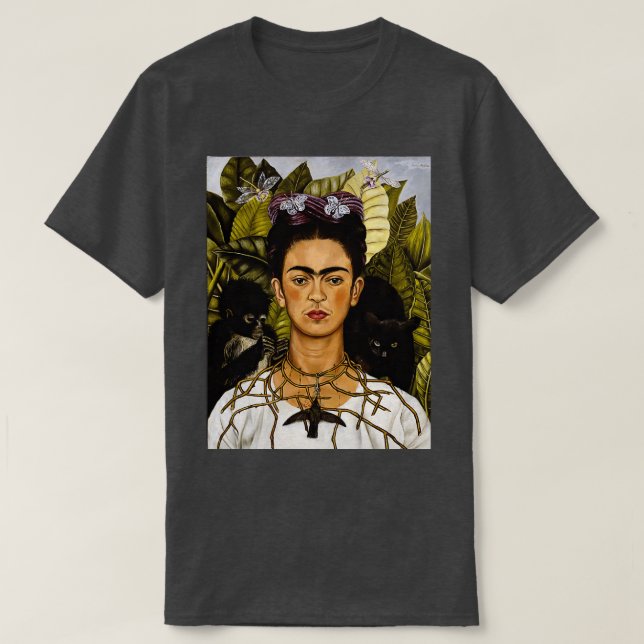 Camiseta Ilustração da Sra Frida Trabalho 2 (Frente do Design)