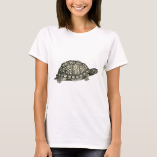 Camiseta Ilustração da tartaruga do vintage