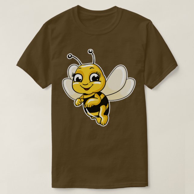 Camiseta Ilustração de abelhas (Frente do Design)
