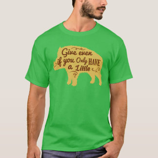 Camiseta Ilustração de amigos com citação de porco capricho