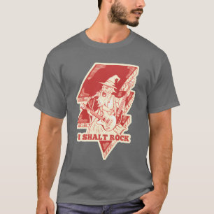 Camiseta Ilustração de amigos de guitarra de rock mágico