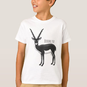 Camiseta Ilustração de antílope Blackbuck