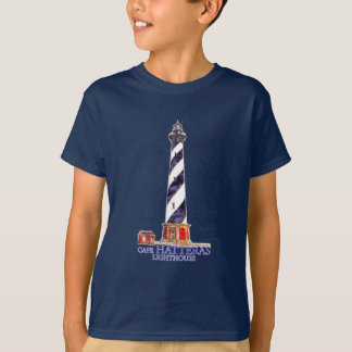 Camiseta Ilustração de Aquarela Farol Cape Hatteras