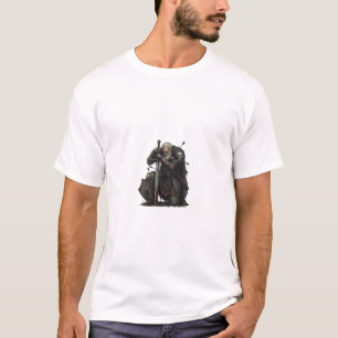 Camiseta Ilustração de Armadura de Cavaleiro Medieval