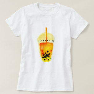 Camiseta Ilustração de arte do chá Boba Bubble