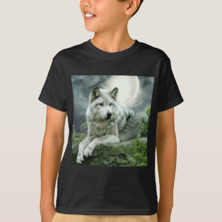 Camiseta Ilustração de Arte Imaginativa do Lobo Mais Vendid