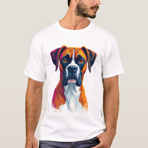 Camiseta Ilustração de Arte Pop com Salpicos de Cor de Cach
