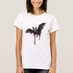 Camiseta Ilustração de Bat vitoriano com espalhadores san