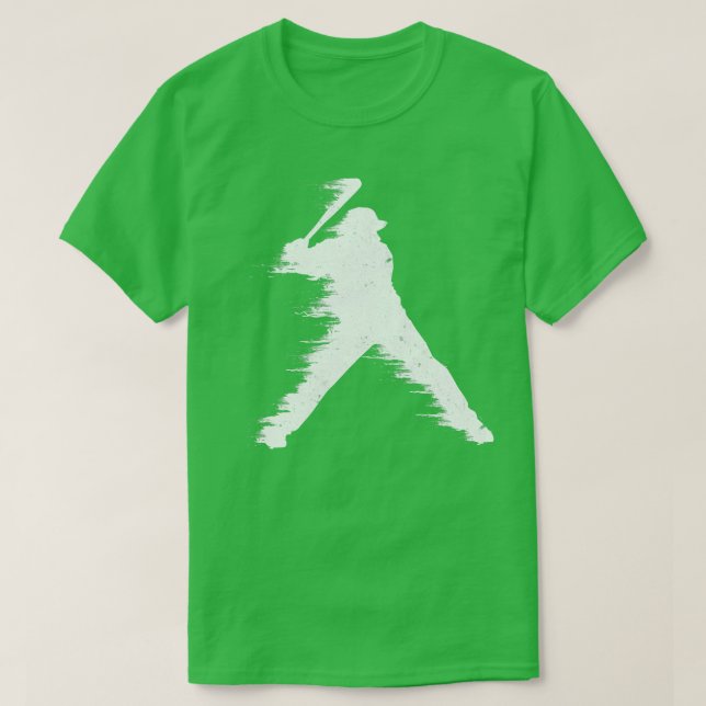 Camiseta Ilustração de Bateria de Baseball (Frente do Design)