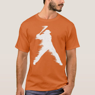Camiseta Ilustração de Bateria de Baseball