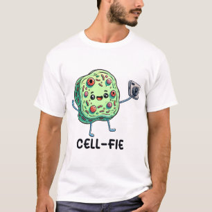 Camiseta Ilustração de Biologia Divertida com Trocadilho - 