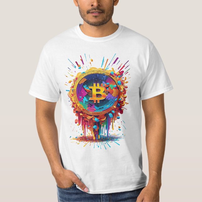 Camiseta Ilustração de Bitmoney (Frente)