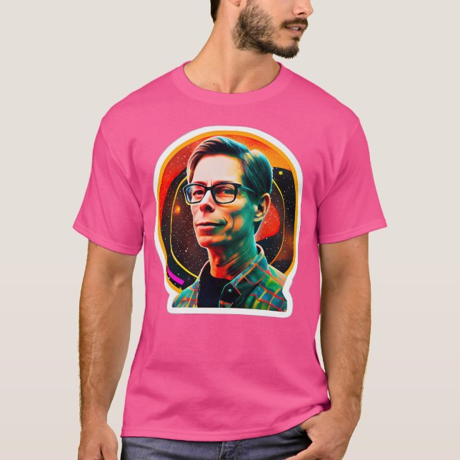 Camiseta Ilustração de Bob Lazar (Frente)
