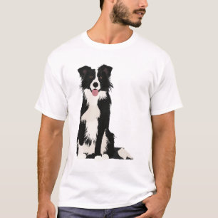 Camiseta Ilustração de Borda Collie!