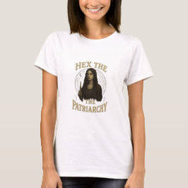 Camiseta Ilustração de Bruxa Wiccanas – Hexe o Patriarcado