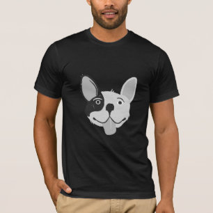 Camiseta Ilustração de Bulldog Francês Reproduzível