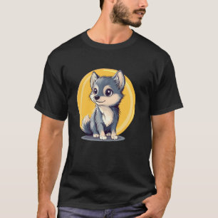 Camiseta Ilustração de Cachorrinho Adorável Amantes de Cach