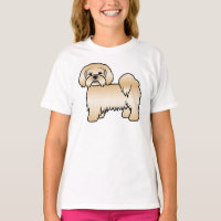 Ilustração de cachorro de desenho animado fofo Lha
