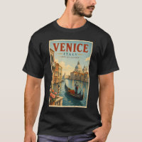 Ilustração de Canais de Veneza Itália Arte de Viag