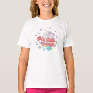 Camiseta Ilustração de Cat & Sweets