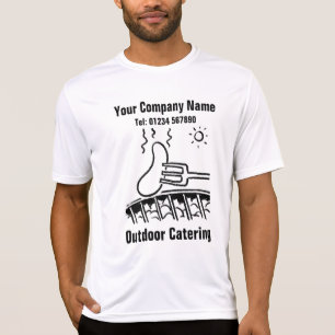 Camiseta Ilustração de Catering Externo para Personalizar