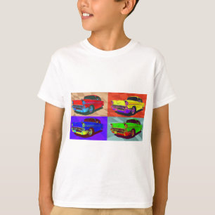 Camiseta Ilustração de Chevy Belair do pop art