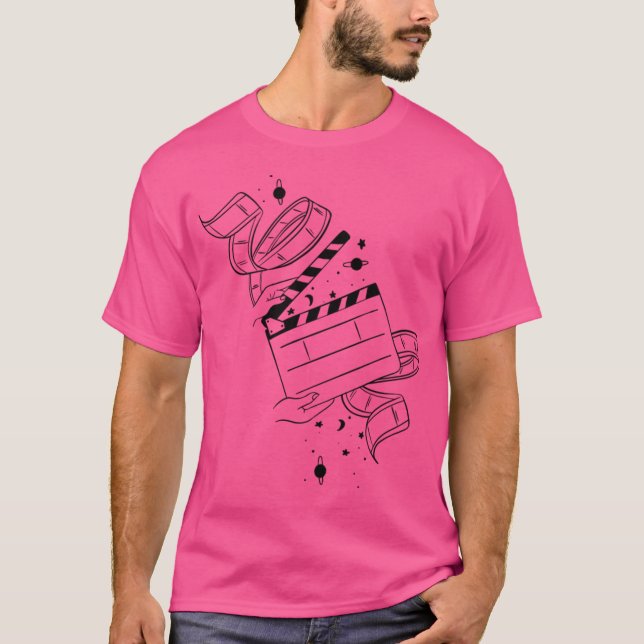 Camiseta Ilustração De Cinema E Teatro (Frente)