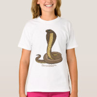 Ilustração de cobra da cobra castanha