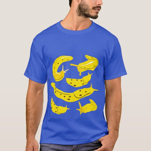 Camiseta Ilustração de Colagem de Bananas Amarelas (Frente)