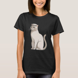 Camiseta Ilustração de Companheiro de Gato Simbólico