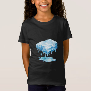 Camiseta Ilustração de Derretimento do GELO – Arte Simbólic
