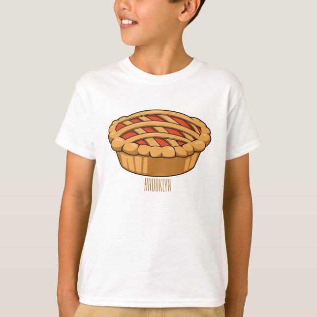 Camiseta Ilustração de desenho animado (Frente)