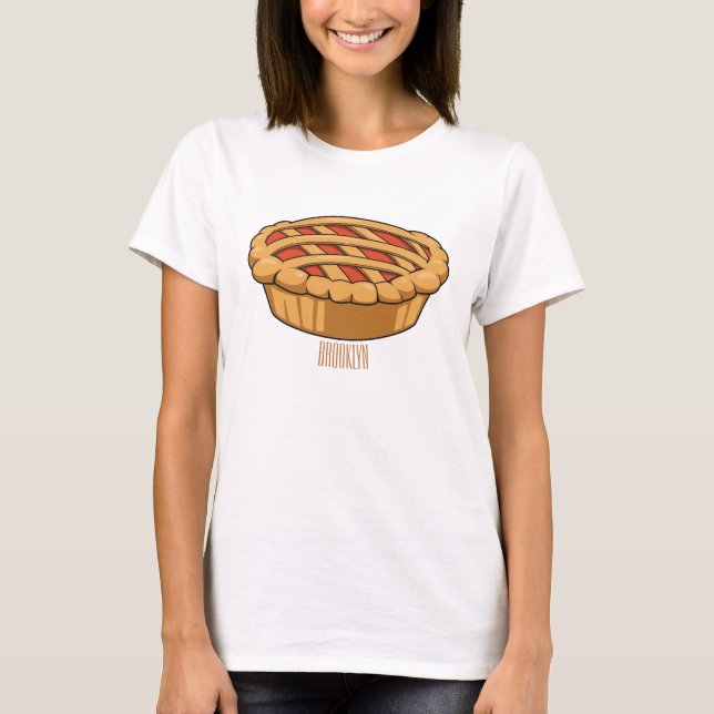 Camiseta Ilustração de desenho animado (Frente)