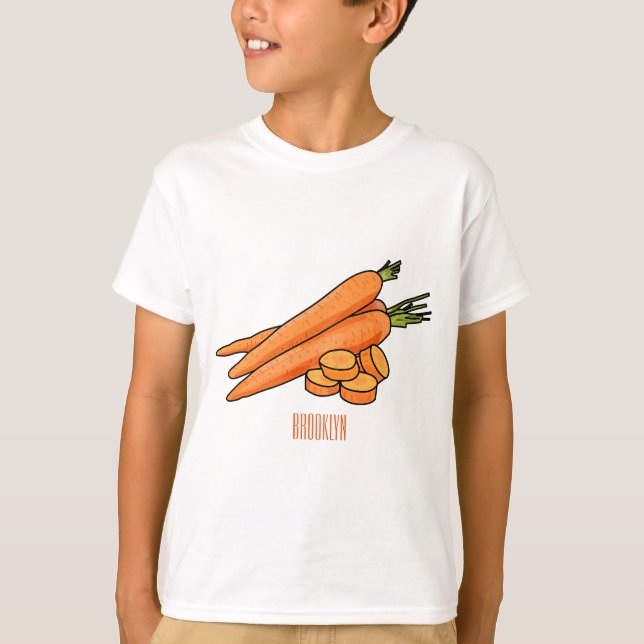 Camiseta Ilustração de desenho animado (Frente)