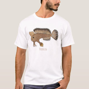 Camiseta Ilustração de desenho animado artesanal
