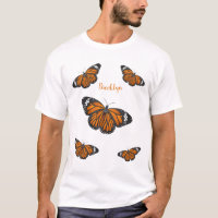 Ilustração de desenho animado da borboleta monarca