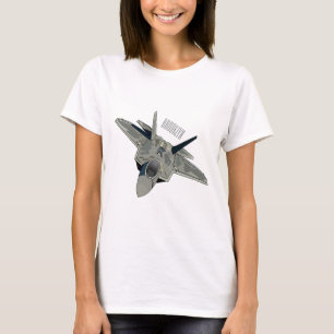 Camiseta Ilustração de desenho animado de aeronaves de comb