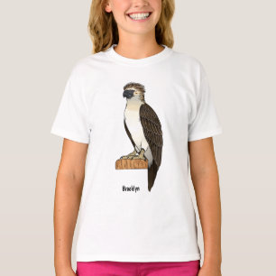 Camiseta Ilustração de desenho animado de ave-águia filipin