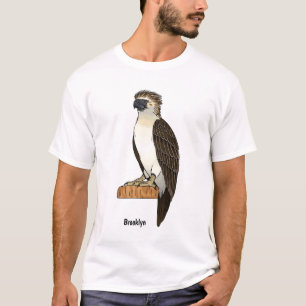 Camiseta Ilustração de desenho animado de ave-águia filipin