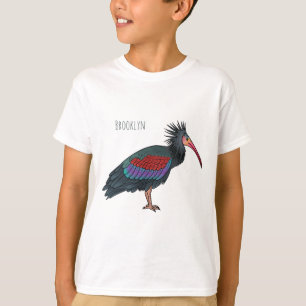 Camiseta ilustração de desenho animado de aves do Bibis nor