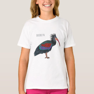 Camiseta ilustração de desenho animado de aves do Bibis nor