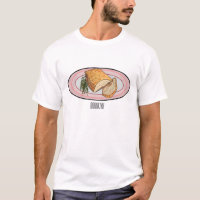 Ilustração de desenho animado de barriga de porco