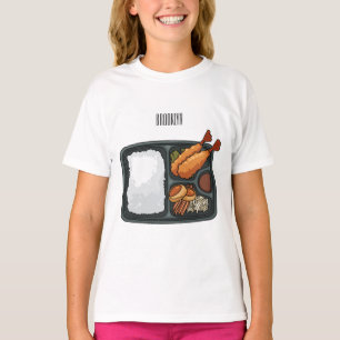 Camiseta Ilustração de desenho animado de Bento