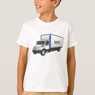 Camiseta Ilustração de desenho animado de caminhão
